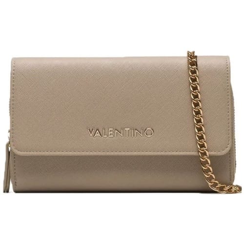 VALENTINO Schoudertas Koppeling Zero Re Wallet With Shoulder Strap Beige