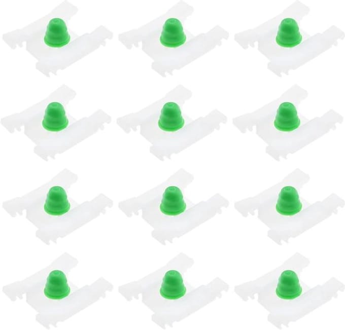 Allecto - Deurafgietklemmen - Molding Clips - 30 Stuks - Wit