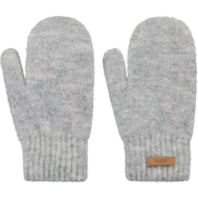 Barts Witzia Mitts Dames Wanten - One size - Grijs