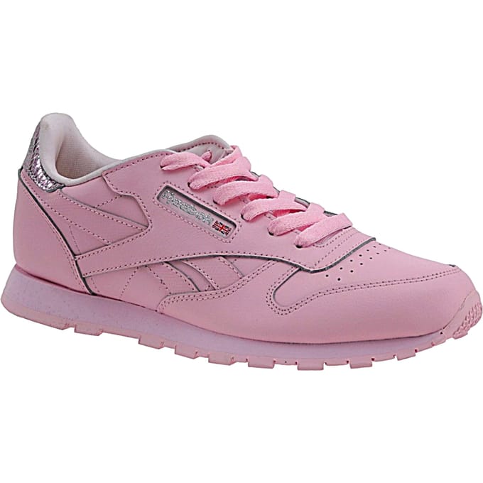 Reebok Kinderen/Kinderen Classic Metallic Leren Trainers (Roze)