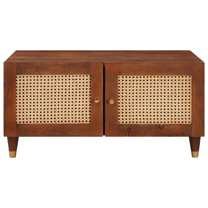 vidaXL - Salontafel - 80 - x - 50 - x - 40 - cm - Massief - Mango - Hout