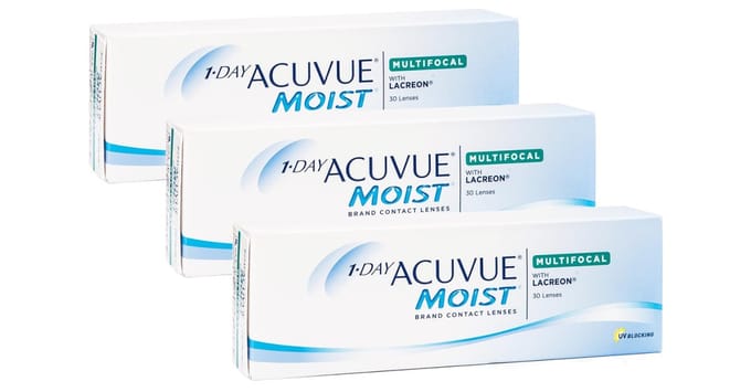 -1.00 - 1-DAY ACUVUE® MOIST MULTIFOCAL - Medium - 90 pack - Daglenzen - BC 8.40 - Multifocale contactlenzen
