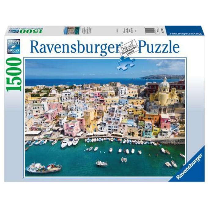 Ravensburger puzzel Italian landscapes: ista su Procida - Legpuzzel - 1500 stukjes