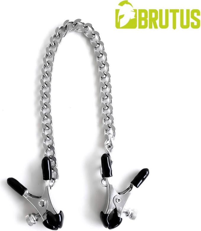 BRUTUS - BITE - Heavy Nipple Clamps - Silver