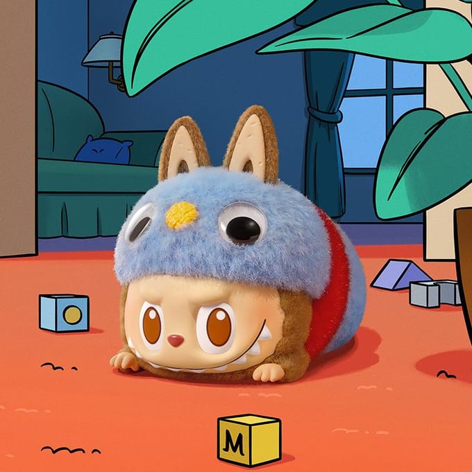 POP MART THE MONSTERS LABUBU 1:00 A.M.. Seriesfiguren blind box