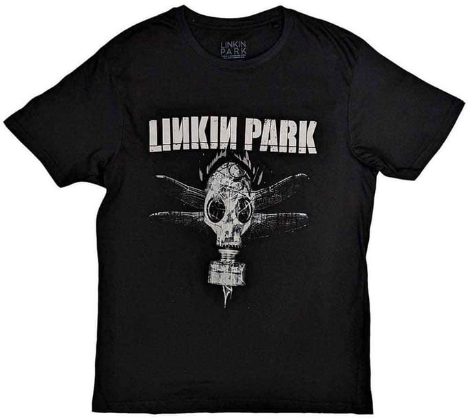 Linkin Park Gas Mask Heren T-shirt - zwart - S