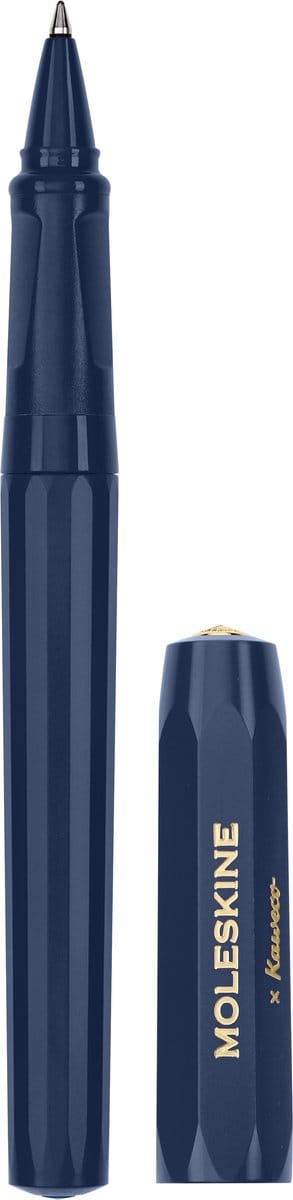 Moleskine X Kaweco Rollerbalpen, Punt 0.7mm, Blauw