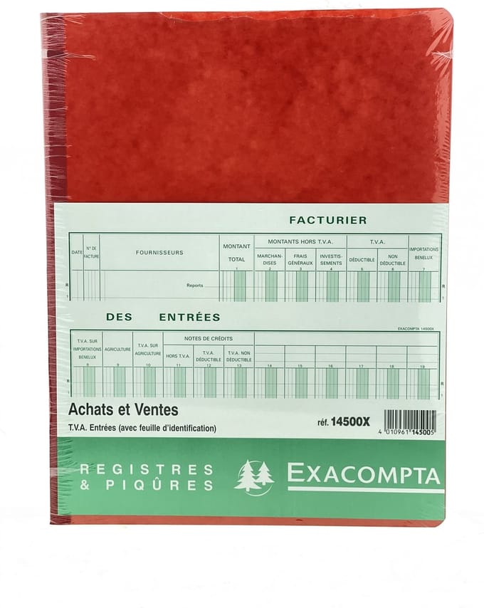 Exacompta Aankopen - en Verkopen 32 x 23.5 Franstalig