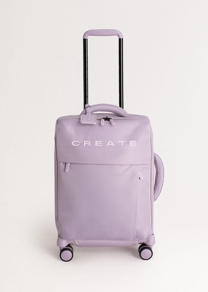 CREATE - Zachte koffer van polyester met TSA-slot en multidirectionele wielen - Cabine S - LUGGAGE STUDIO SOFT
