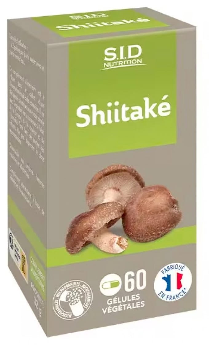 S.I.D Nutrition Shiitake 60 Plantaardige Capsules