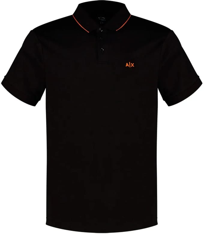 Armani Exchange Xm001289_af10363 Korte Mouw Poloshirt Zwart S Man