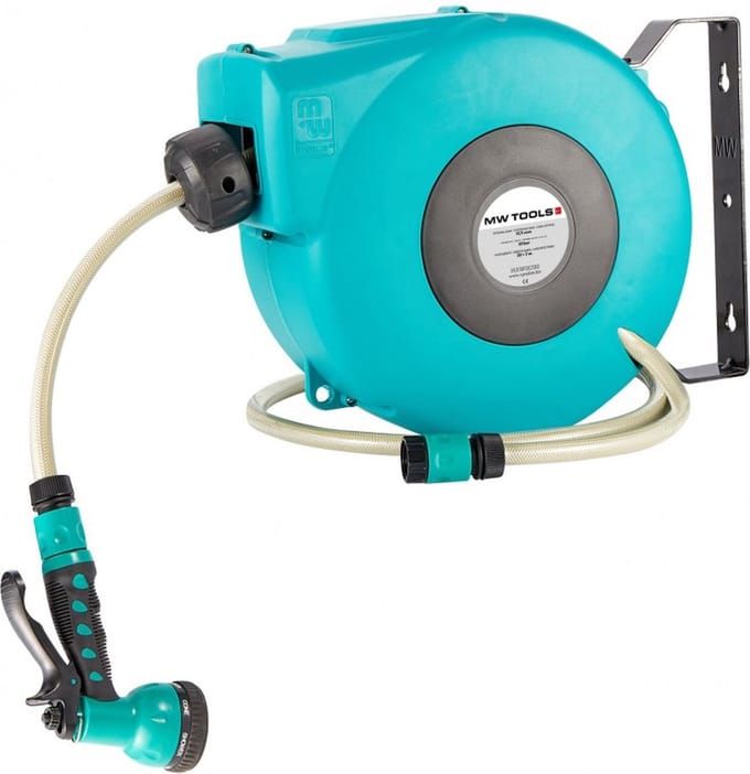 Waterslang haspel 20 m Ø 3/4 10 bar PP MW Tools HAW01220