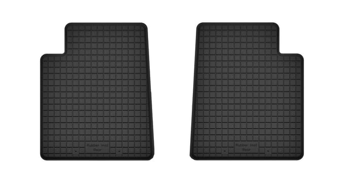 Wielganizator BasicProtect - Rubber Automatten Achterkant - Mitsubishi Colt V Hatchback - 1,5 cm Rand - Set van 2 Stuks
