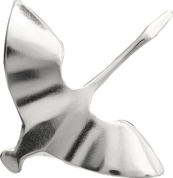 AuBor ®. Broche. Zilver. De wilde zwaan.