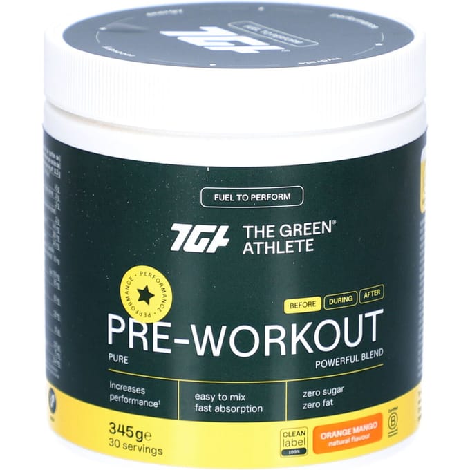 The Green Athlete Pre Workout 345 Poeder