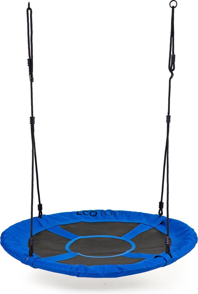 Nestschommel - nest schommel - Ø100cm - max 150 kg - blauw