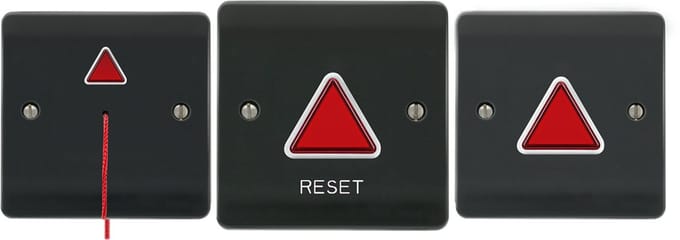 Alarm voor mindervaliden toilet - MIVA complete set - grijs - UDTAKITG