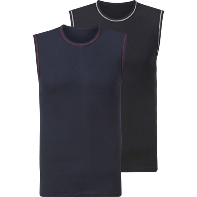 Babista herren Hemden, Set Van 2 - 08 - donkerblauw - Plus Size