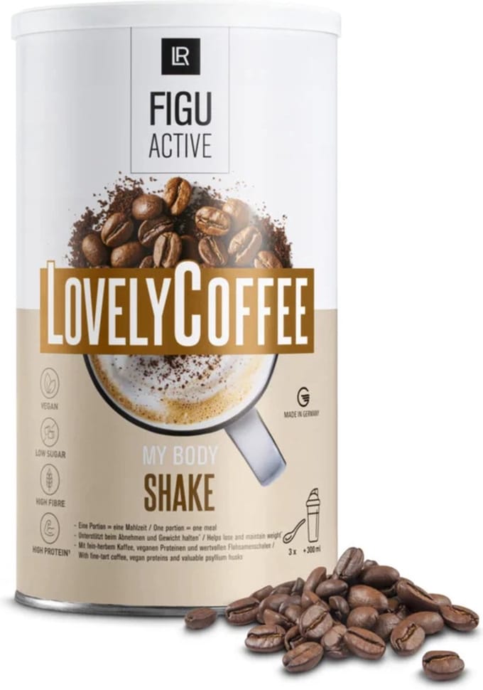 Lr figuactive bodymission shake. Smaak Coffee. Afslank, voeding ondersteuning