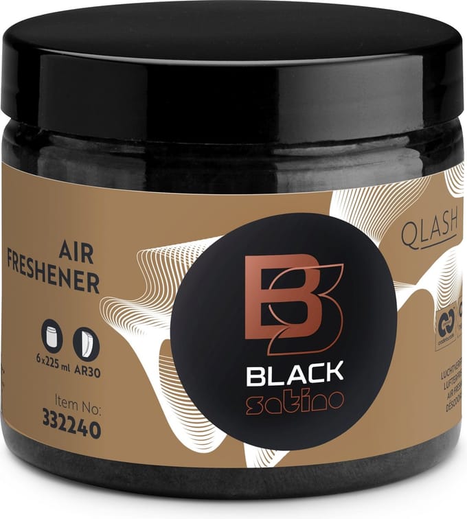 Luchtverfrisser BlackSatino Qlash navulling 225ml