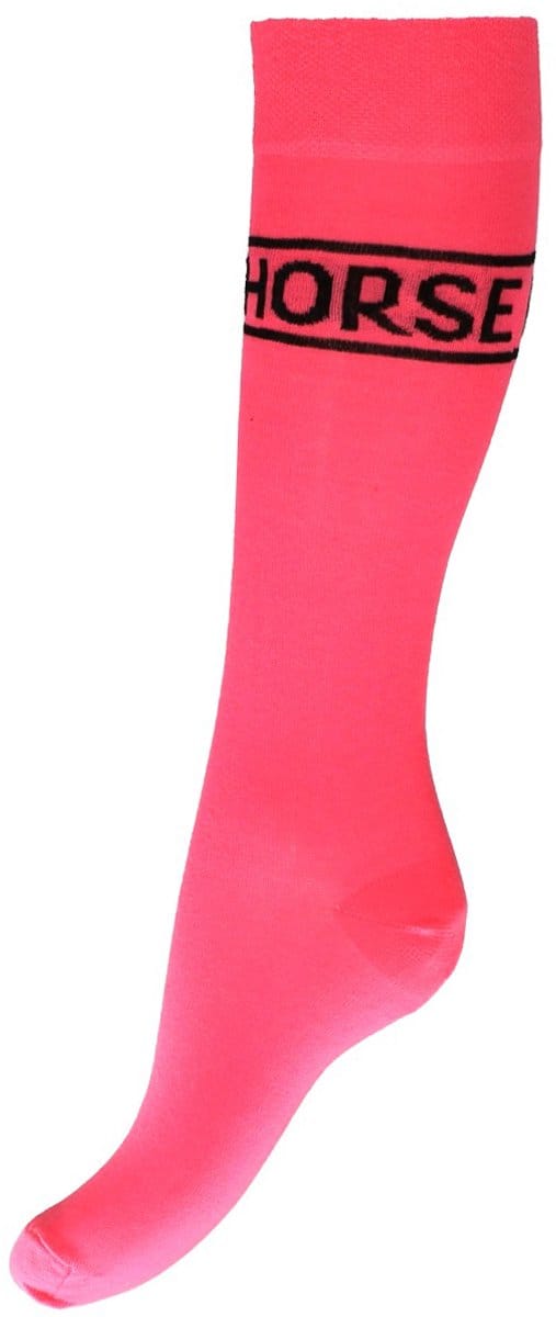 Epplejeck Sokken Epplejeck Neon Horse Roze-zwart