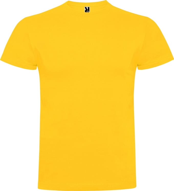 4 Pack Goud / Geel t-shirts Roly Braco 180 gram Premium maat L