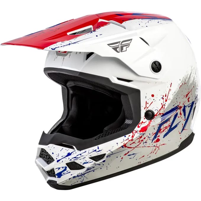Kindermotorhelm Fly Racing Kinetic Drip