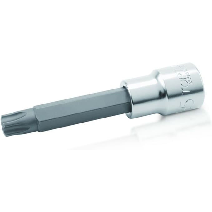 Torx-inzetstuk TOPTUL 1/2 inch TORX T40 5-kant lang (100mm)