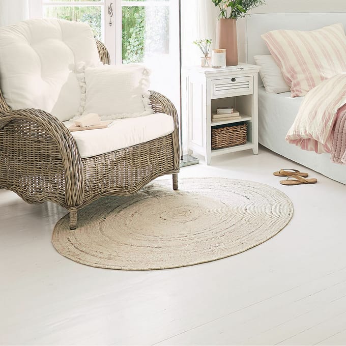 LOBERON Vloerkleed voor binnen en buiten Mommon beige
