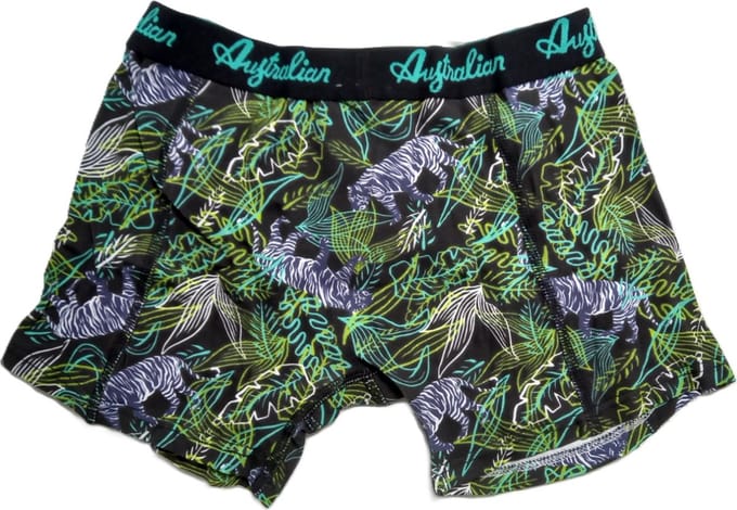 Australian boxershorts - tijger - zwart - groen - ondergoed - maat 122/128