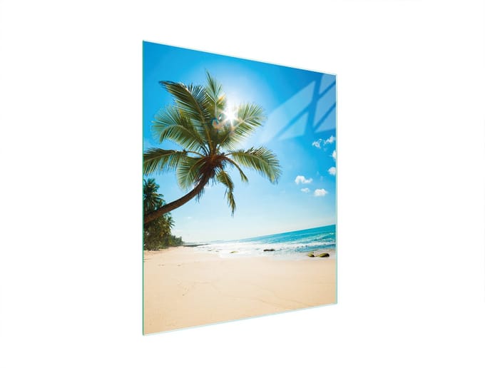 TMK ArtDeko - Snijplank - 45x52 cm - Glas - Motief Strand