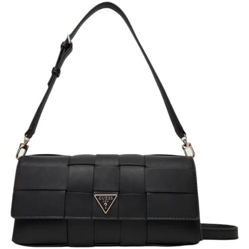 GUESS Schoudertas Maylee Flap Shoulder Bag Black Zwart