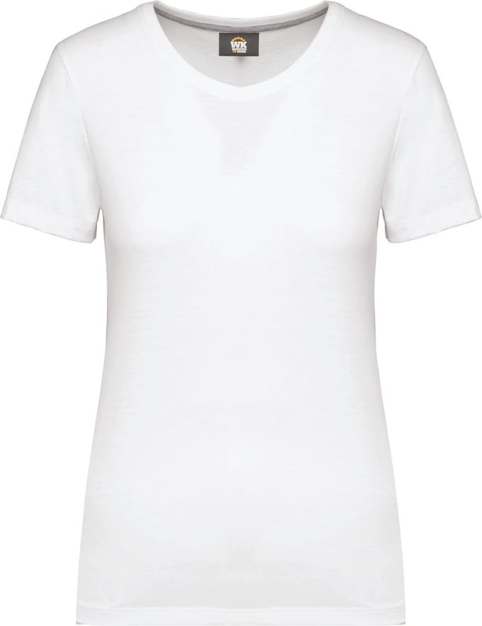 WK. Designed To Work Dames-T-shirt met antibacteriële behandeling WK307 - White - S