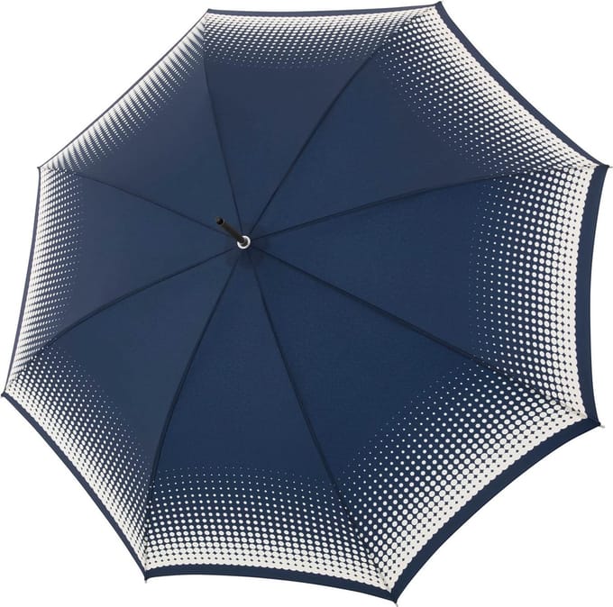 Doppler Manufaktur Elegance Stok paraplu 91 cm - 107cm Diameter - gepunktet