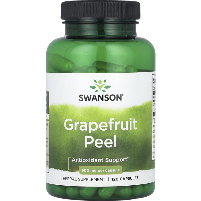 Grapefruitschil, 600 mg, 120 Capsules