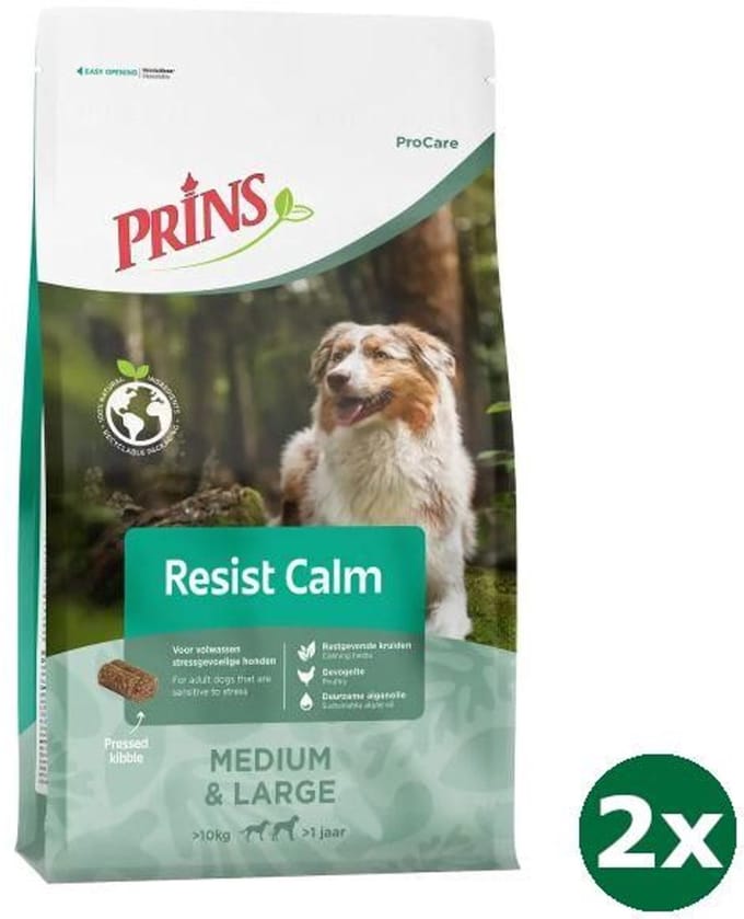 2x12 kg Prins procare resist calm hondenvoer