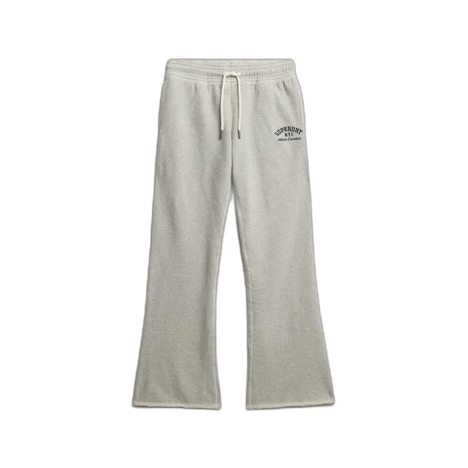 Vrouwelijke geborduurde flare joggingbroek Superdry Athletic