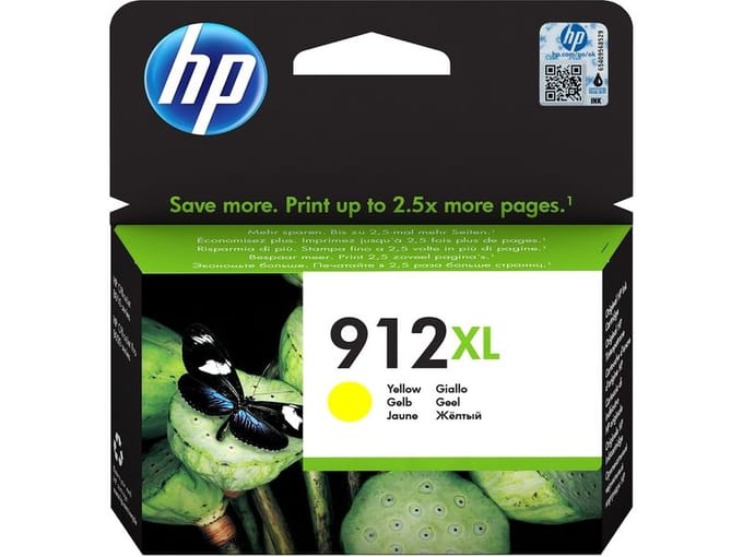 Inktcartridge hp 3yl83ae 912xl geel
