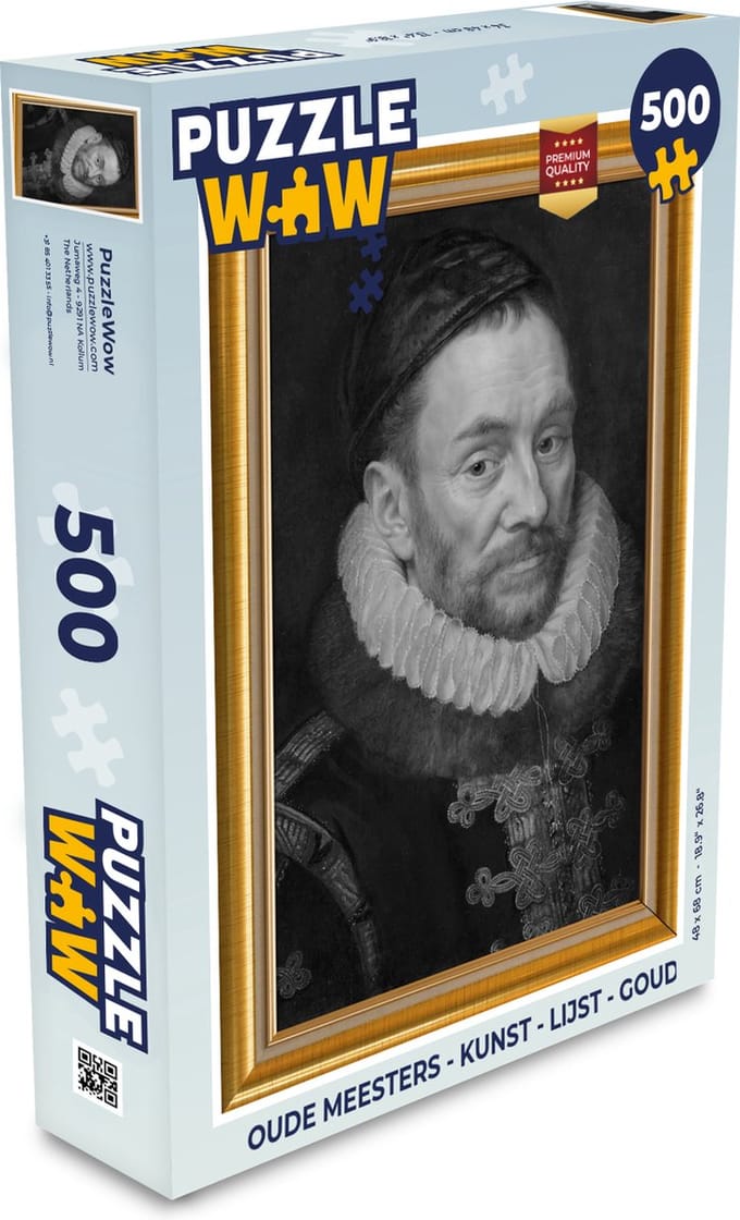 Puzzel Oude meesters - Kunst - Lijst - Goud - Legpuzzel - Puzzel 500 stukjes