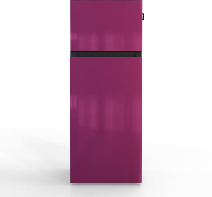 NUNKI MEDIUM-FPUR / Fun Purple Design Koel-vriescombinatie - 206L - E-label - Front in kleur