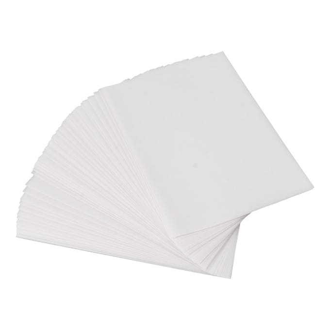 100 stuks overtrekpapier multifunctioneel transparant transferpapier festivaldecoratie benodigdheden white
