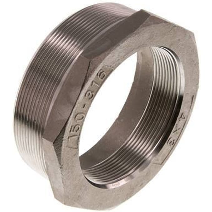 R 4'' x Rp 3'' M/F RVS Verloopring 16 Bar - FL2S-MF-SH-400R-300R