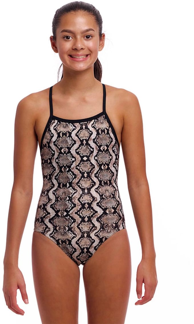 Funkita Tie Me Tight Zwemkleding Bruin 14 Years Meisje