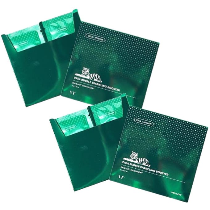 VT Cica Mousse Pétillante Booster 10g x 10 pièces Sparkling Booster blue