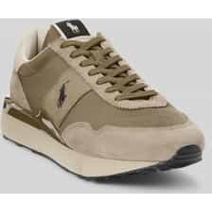 Polo Ralph Lauren Train 89 Sneakers - Suède - Heren - Beige - Maat 45