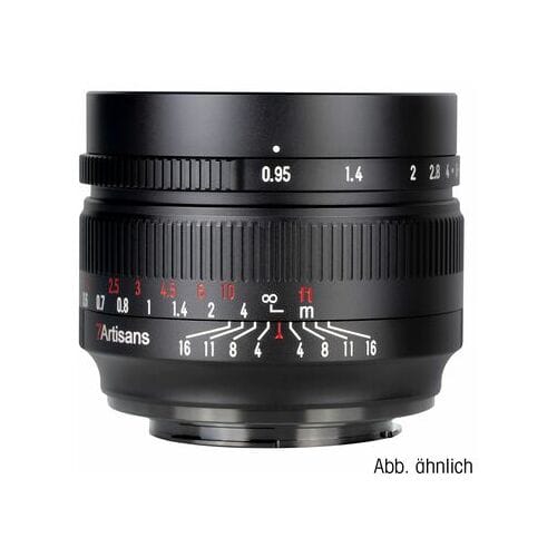 7Artisans 50mm f/0.95  Sony E-bevestiging