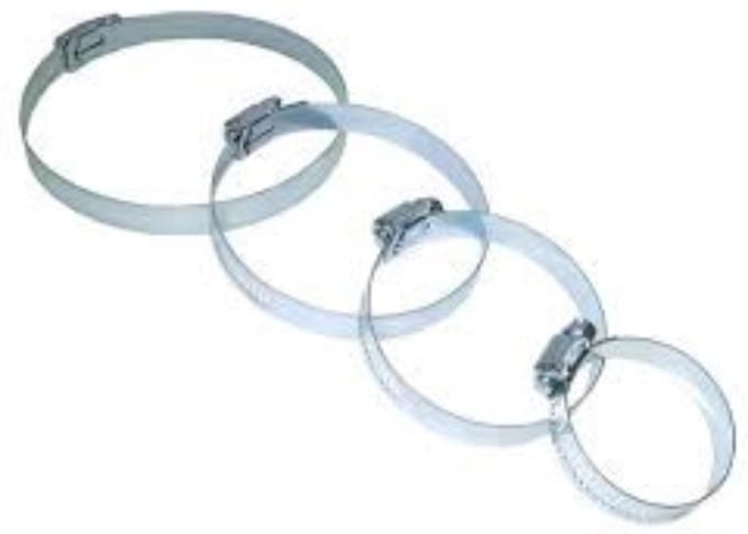 Benson 4-delige set slangklemmen - Jumbo afmetingen - Bandbreedte 14 mm