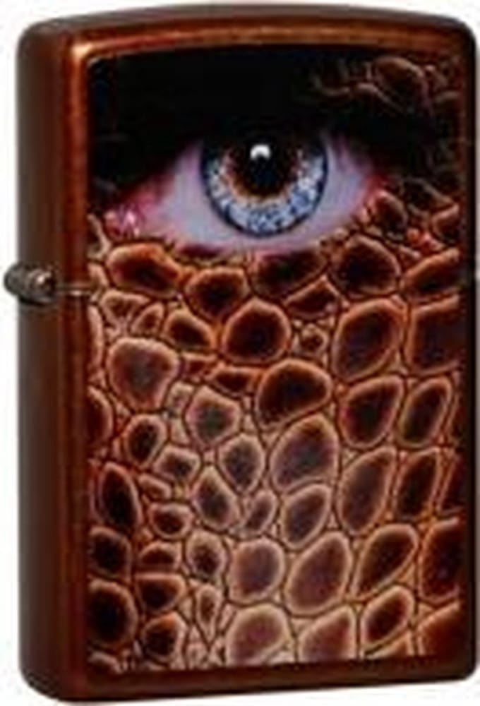 Zippo aansteker Lizard Face