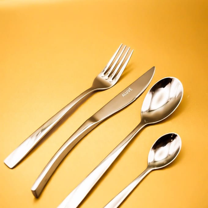 Aluvé 24-delig bestek set - 18/10 rvs bestek - premium bestekset