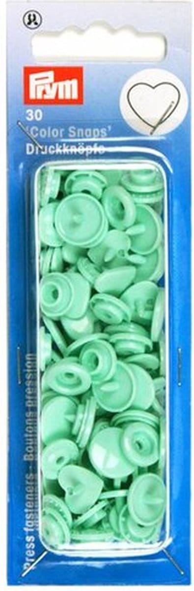 Prym Drukknopen Color Snaps hart 12,4 mm Mint